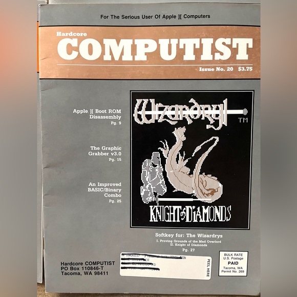 12 Hardcore Computist Issues 1980’s Collectible Rare. Superb condition. - Picture 7 of 14